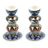 Pair of Candlesticks. Armenian Ceramic