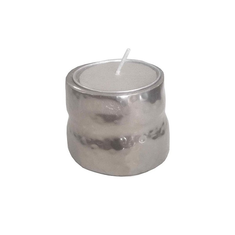 Yair Emanuel Anodized Aluminum Candle Holder