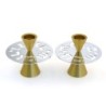 Shabbat Shalom: Modern Aluminum Candlesticks. Variety of Colors. Agayo
