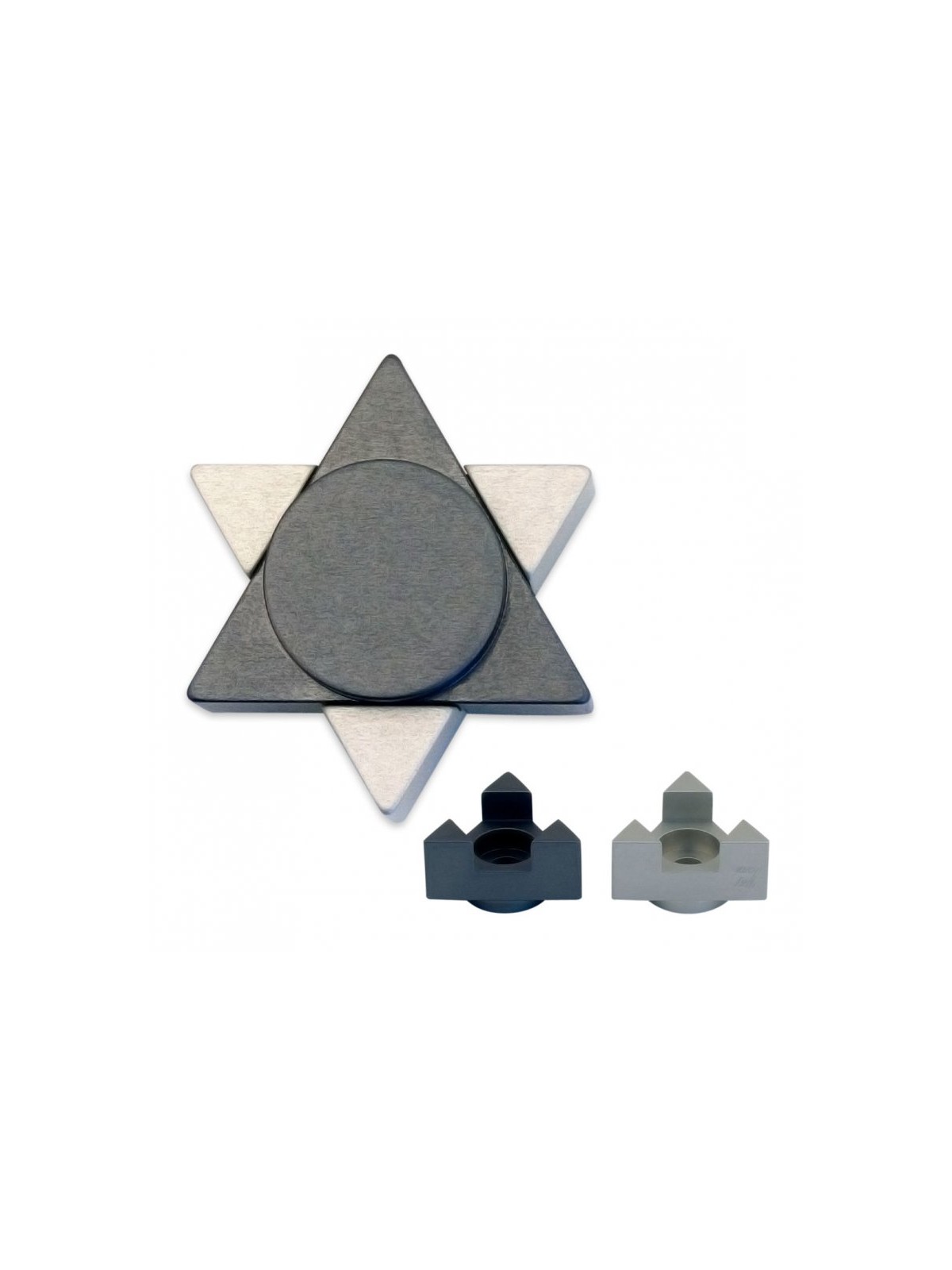 Avner Agayof Anodized Aluminum Travel Shab... | Candlesticks by Agayof