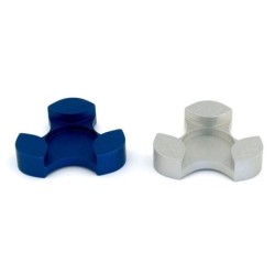 Agayof Design Large Aluminum Leaves Travel Shabbat Candle Holders - Va