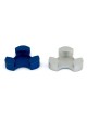 Agayof Design Large Aluminum Leaves Travel Shabbat Candle Holders - Va