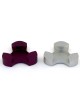 Agayof Design Large Aluminum Leaves Travel Shabbat Candle Holders - Va