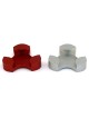 Agayof Design Large Aluminum Leaves Travel Shabbat Candle Holders - Va