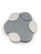 Agayof Design Large Aluminum Leaves Travel Shabbat Candle Holders - Va