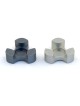 Agayof Design Large Aluminum Leaves Travel Shabbat Candle Holders - Va