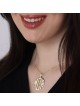 Sterling Silver / Gold Plated Block Letters Monogram Personalized Name