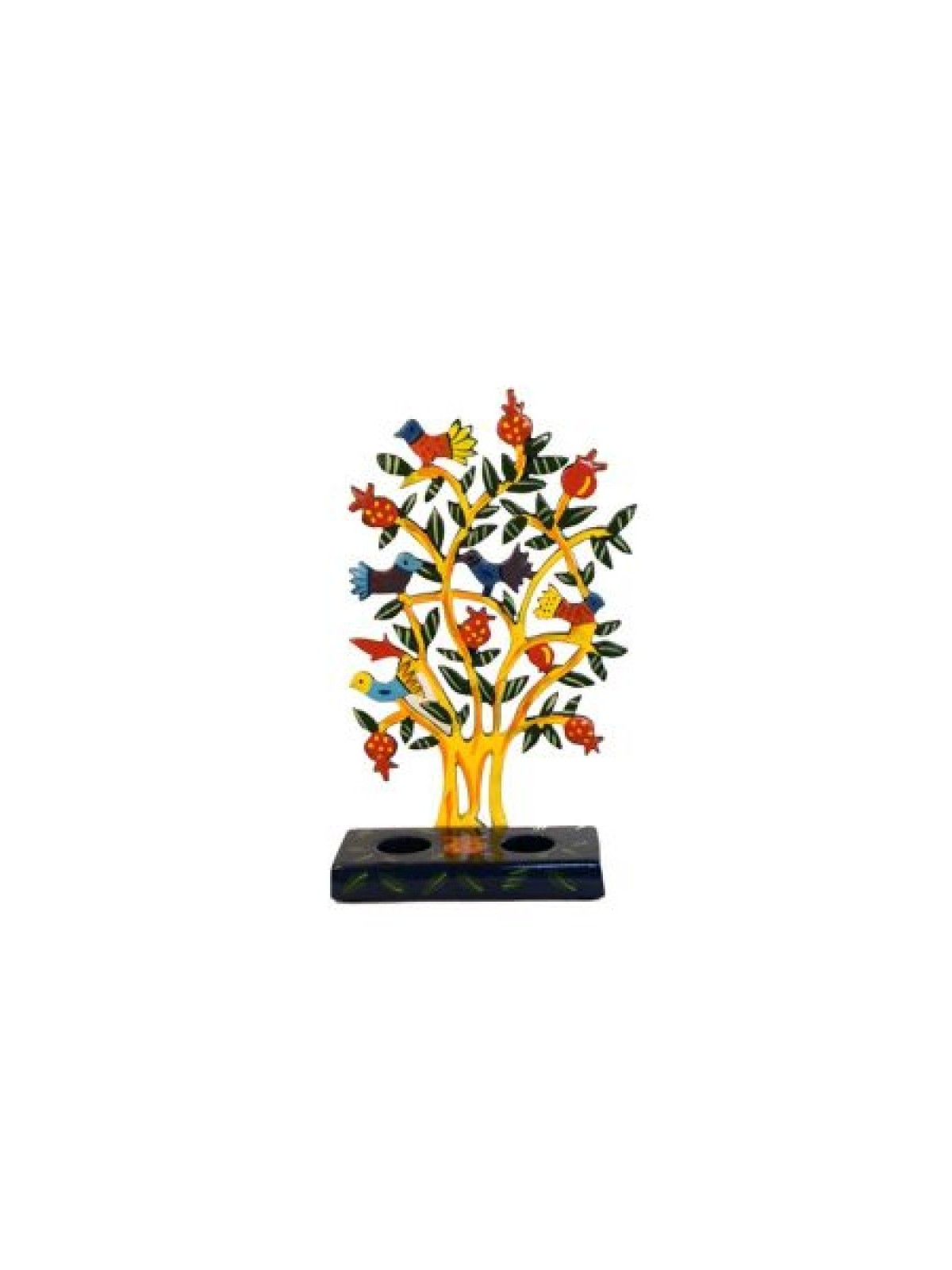Yair Emanuel Hand Painted Laser Cut Candl... | Candlesticks by Emanuel