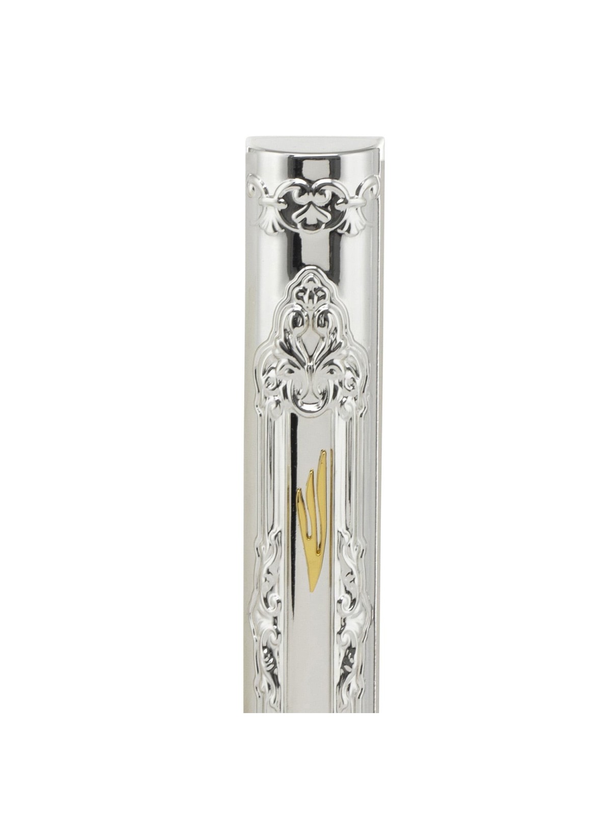 Silver-Plated Mezuzah Forma by Hazorfim