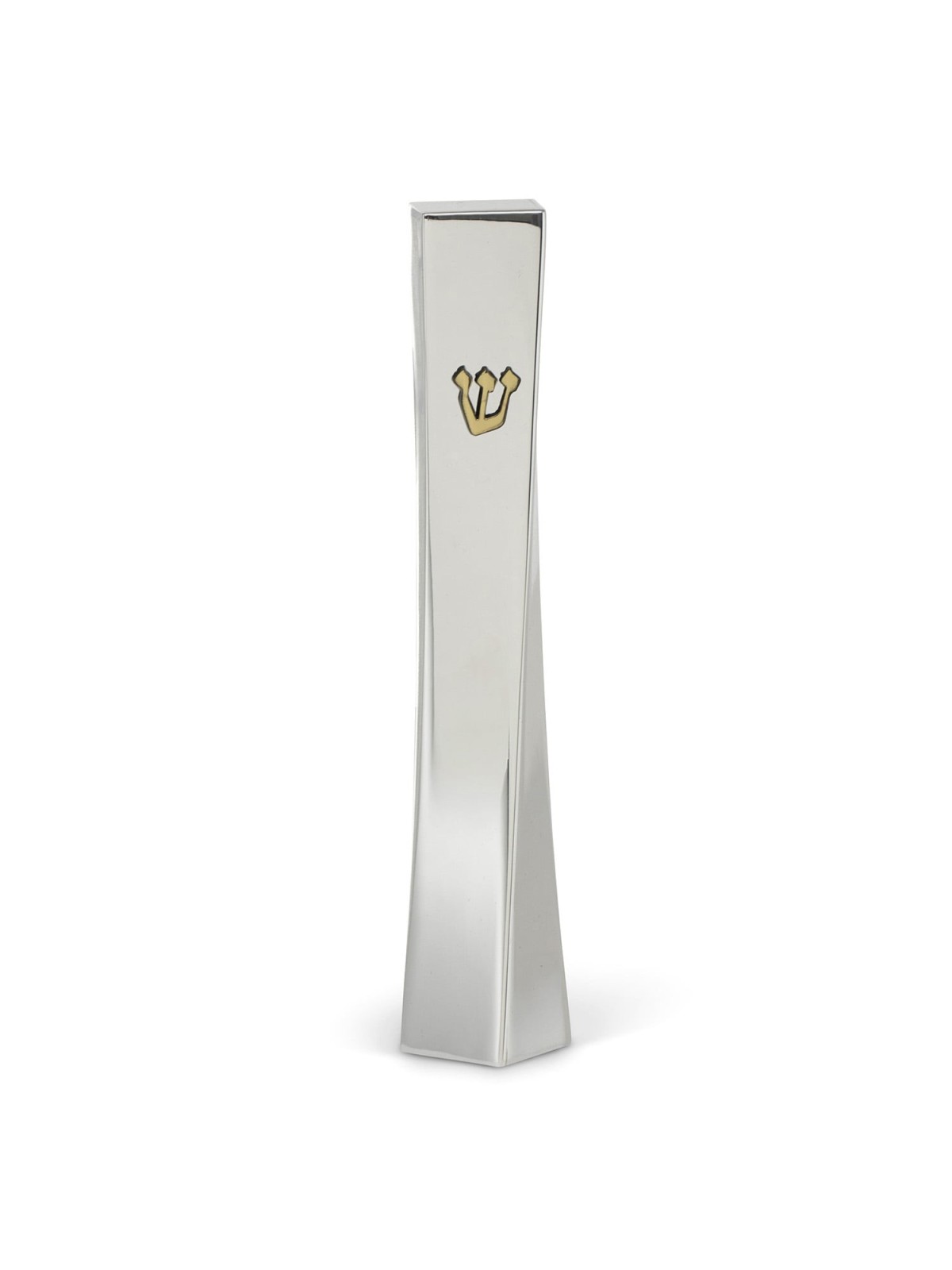 Silver-Plated Solarno Mezuzah by Hazorfim