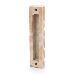 Jerusalem Stone Medium Mezuzah Case with Pomegranates - Design Option
