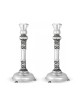 Sterling Silver Shabbat Candlesticks Filigree Deco... | Silver Judaica
