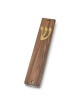 Lily Art Wooden Panel Acrylic Mezuzah Case - Color Option