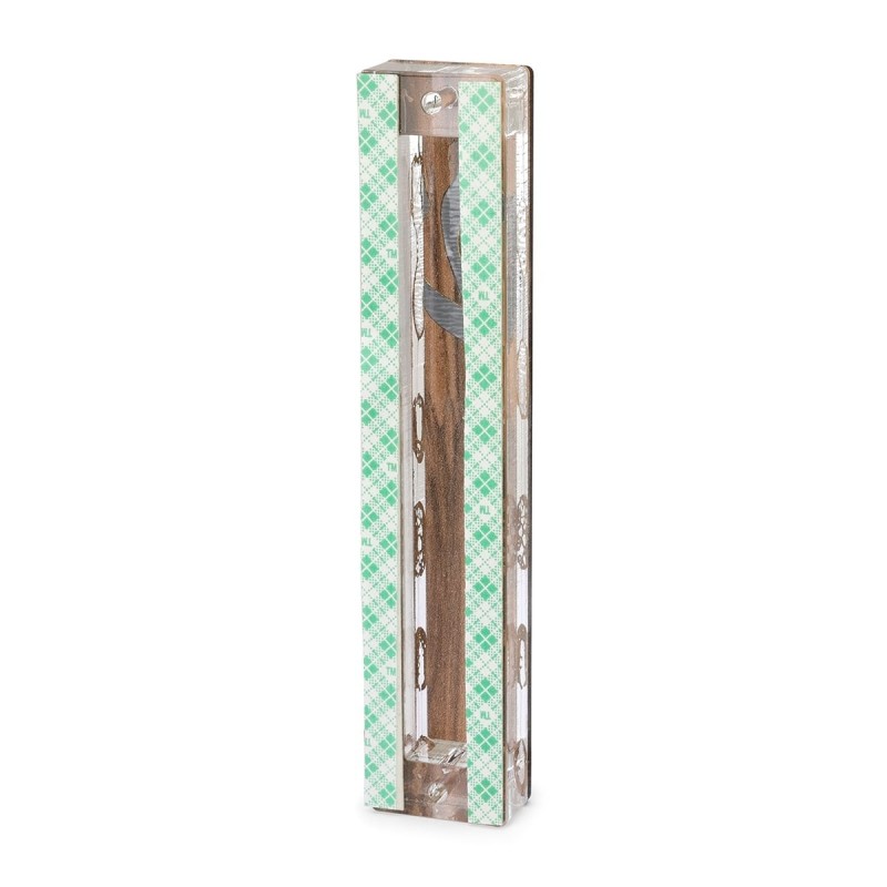 Lily Art Wooden Panel Acrylic Mezuzah Case - Color Option