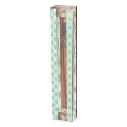 Lily Art Wooden Panel Acrylic Mezuzah Case - Color Option