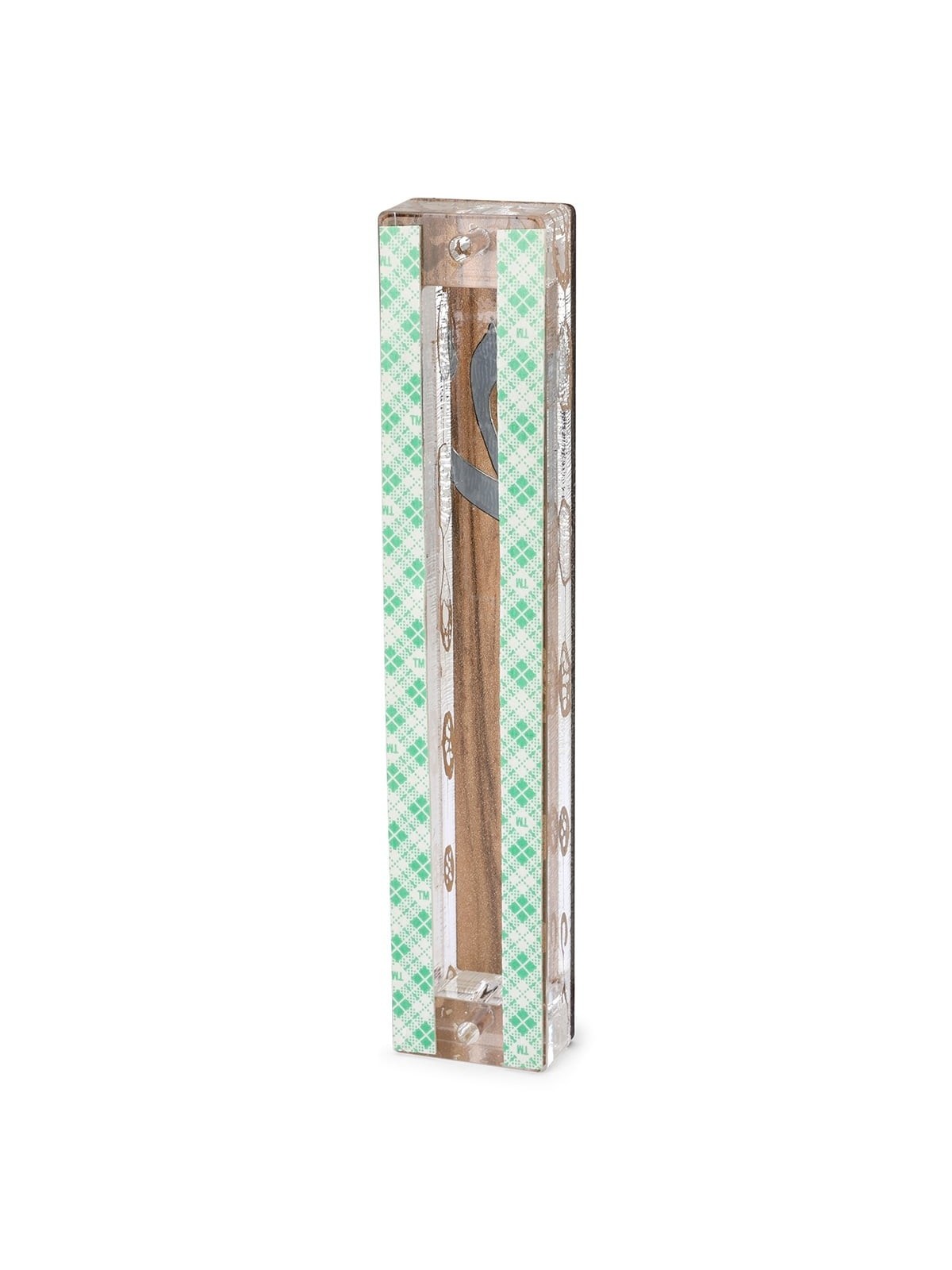 Lily Art Wooden Panel Acrylic Mezuzah Case - Color Option