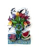 David Gerstein Limited Edition Hand Painted Wall Sculpture - Spring in
