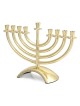 Classic Silver or Gold Plated Hanukkah Menorah