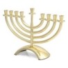 Classic Silver or Gold Plated Hanukkah Menorah
