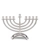 Classic Silver or Gold Plated Hanukkah Menorah