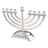 Classic Silver or Gold Plated Hanukkah Menorah