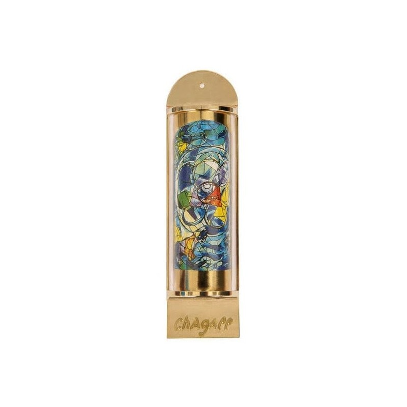 Limited Edition Marc Chagall Mezuzah - 12 Tribes Hadassah Windows - Be
