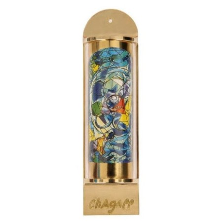 Limited Edition Marc Chagall Mezuzah - 12 Tribes Hadassah Windows - Be