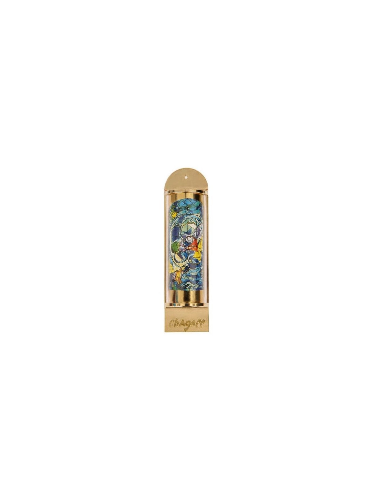 Limited Edition Marc Chagall Mezuzah - 12 Tribes Hadassah Windows - Be
