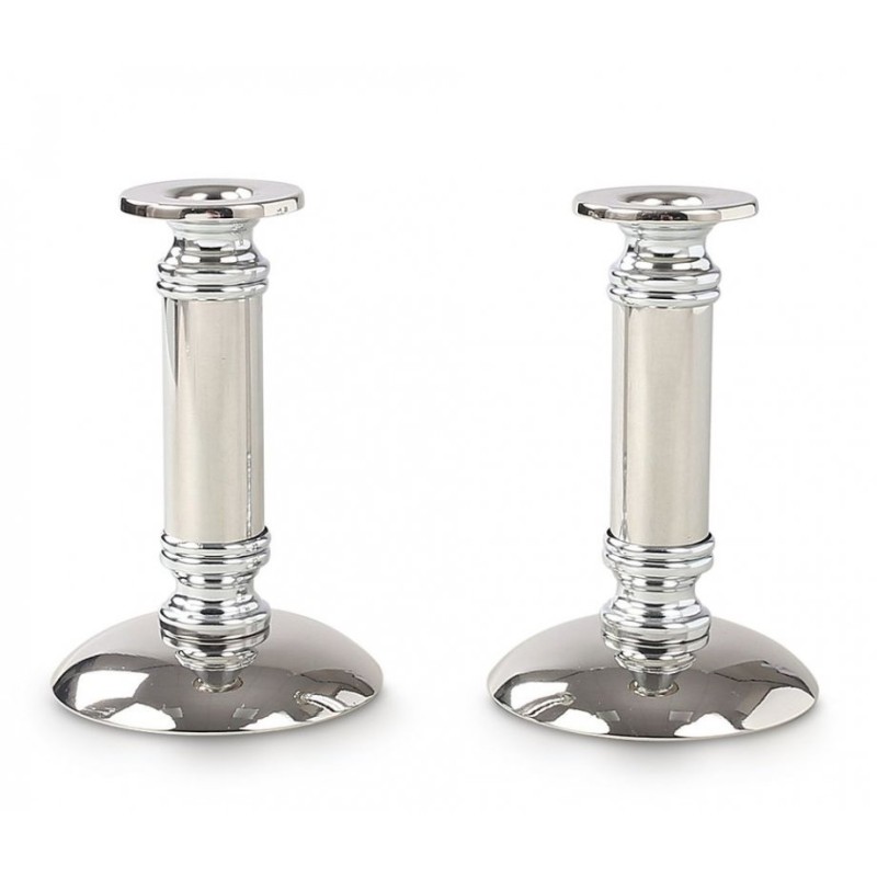 Stainless Steel Silver Candlesticks Glea... | Traditional Candlesticks