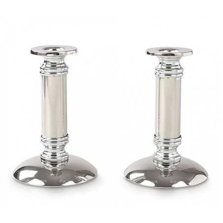 Stainless Steel Silver Candlesticks Glea... | Traditional Candlesticks