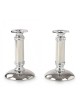 Stainless Steel Silver Candlesticks Glea... | Traditional Candlesticks