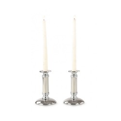 Stainless Steel Silver Candlesticks Glea... | Traditional Candlesticks