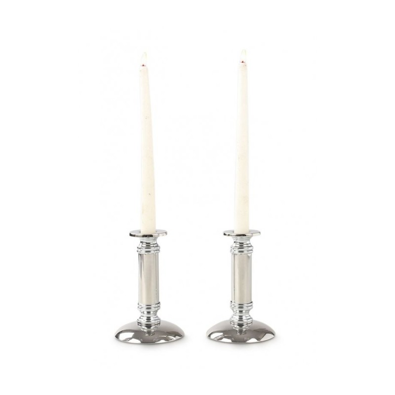 Stainless Steel Silver Candlesticks Glea... | Traditional Candlesticks
