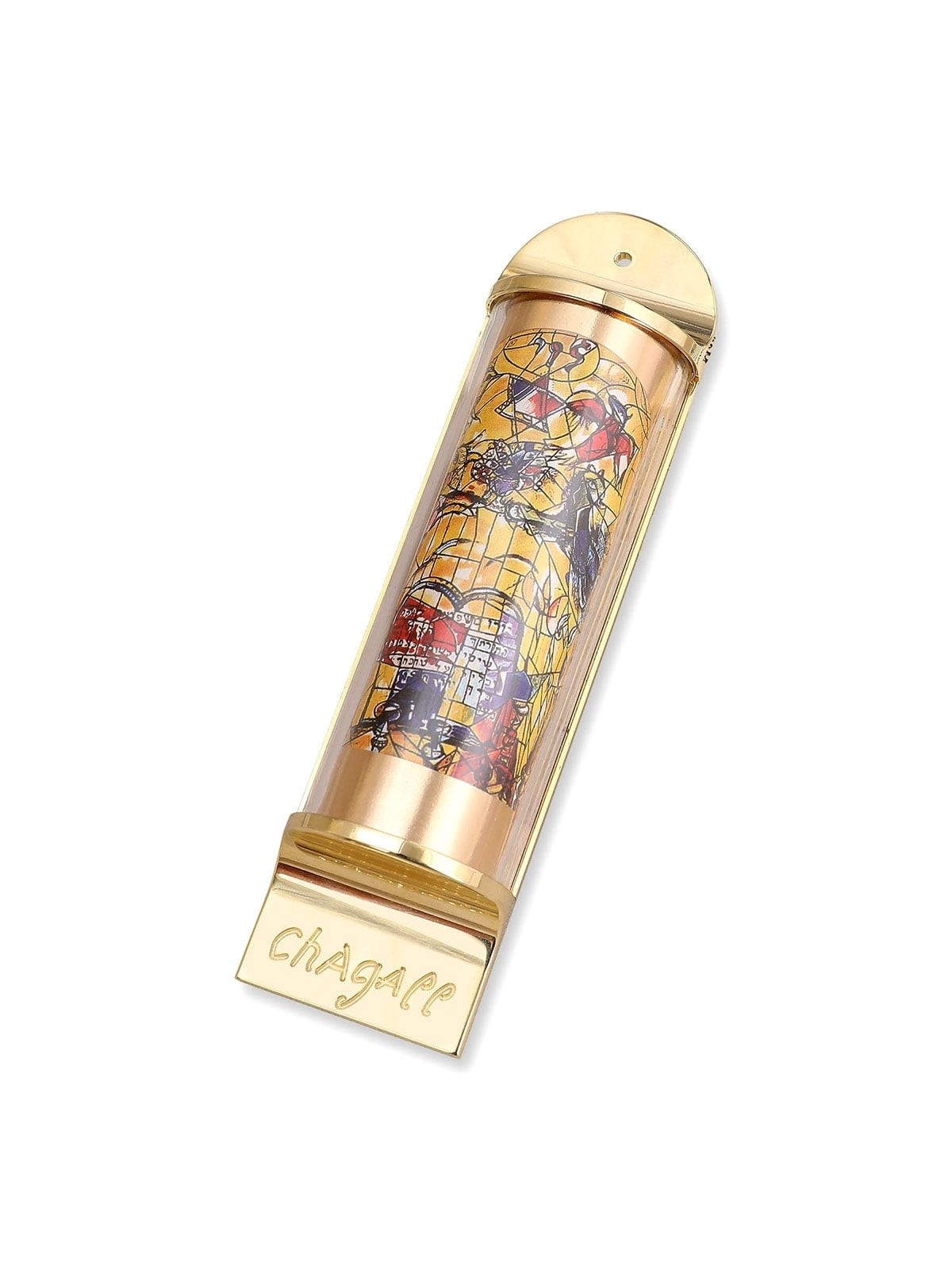 Limited Edition Marc Chagall Mezuzah - 12 Tribes Hadassah Windows - Le
