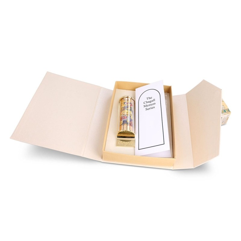 Limited Edition Marc Chagall Mezuzah - 12 Tribes Hadassah Windows - Le