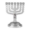 Seven Branch Menorah - 12 Tribes of Israel (Variety of Colors)
