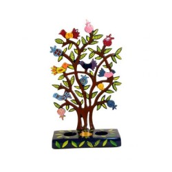 Yair Emanuel Hand Painted Laser Cut Candl... | Candlesticks by Emanuel