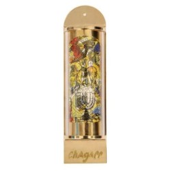 Limited Edition Marc Chagall Mezuzah - 12 Tribes Hadassah Windows - As