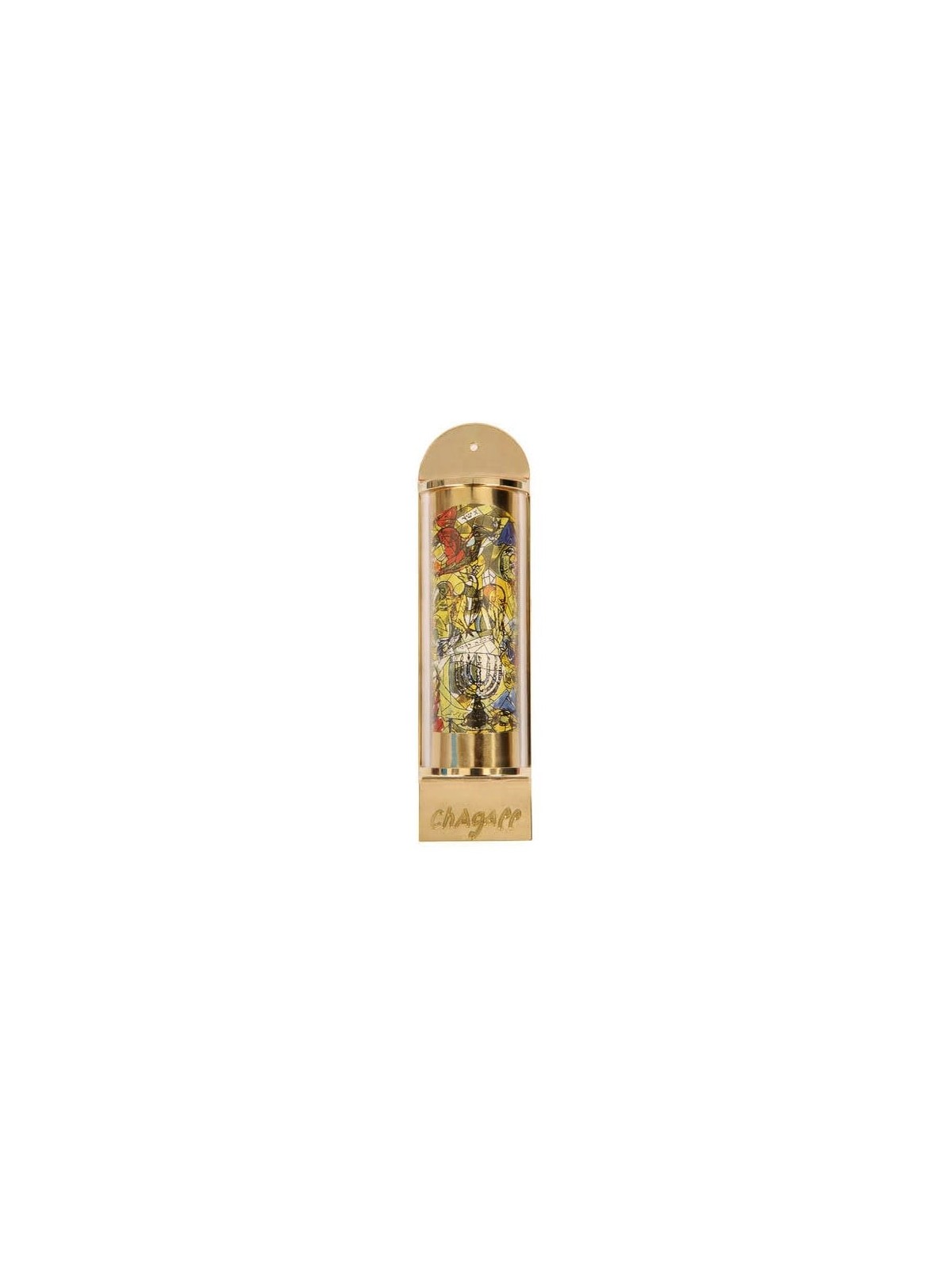 Limited Edition Marc Chagall Mezuzah - 12 Tribes Hadassah Windows - As