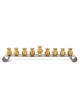 Y. Karshi Designer Pomegranate Hanukkah Menorah