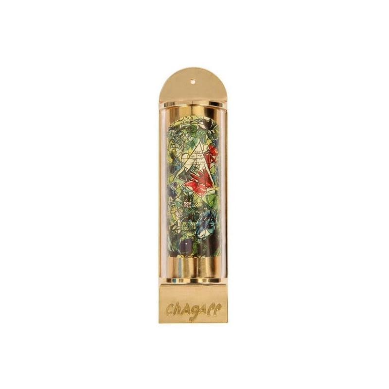Limited Edition Marc Chagall Mezuzah - 12 Tribes Hadassah Windows - Is