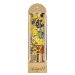 Limited Edition Marc Chagall Mezuzah - 12 Tribes Hadassah Windows - Na