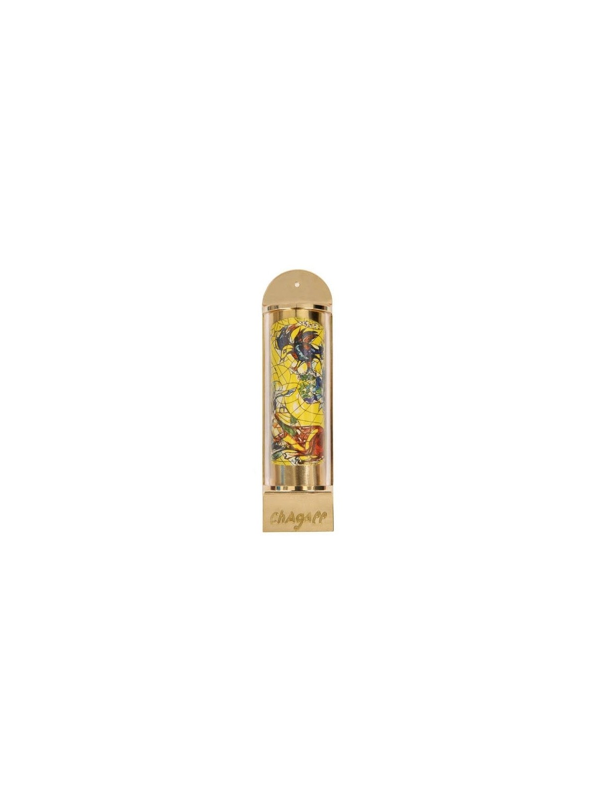 Limited Edition Marc Chagall Mezuzah - 12 Tribes Hadassah Windows - Na