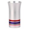 Anodized Aluminum 5 Disc Kiddush Cup - Variety of Colors. Agayof Desig