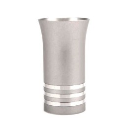 Anodized Aluminum 5 Disc Kiddush Cup - Variety of Colors. Agayof Desig