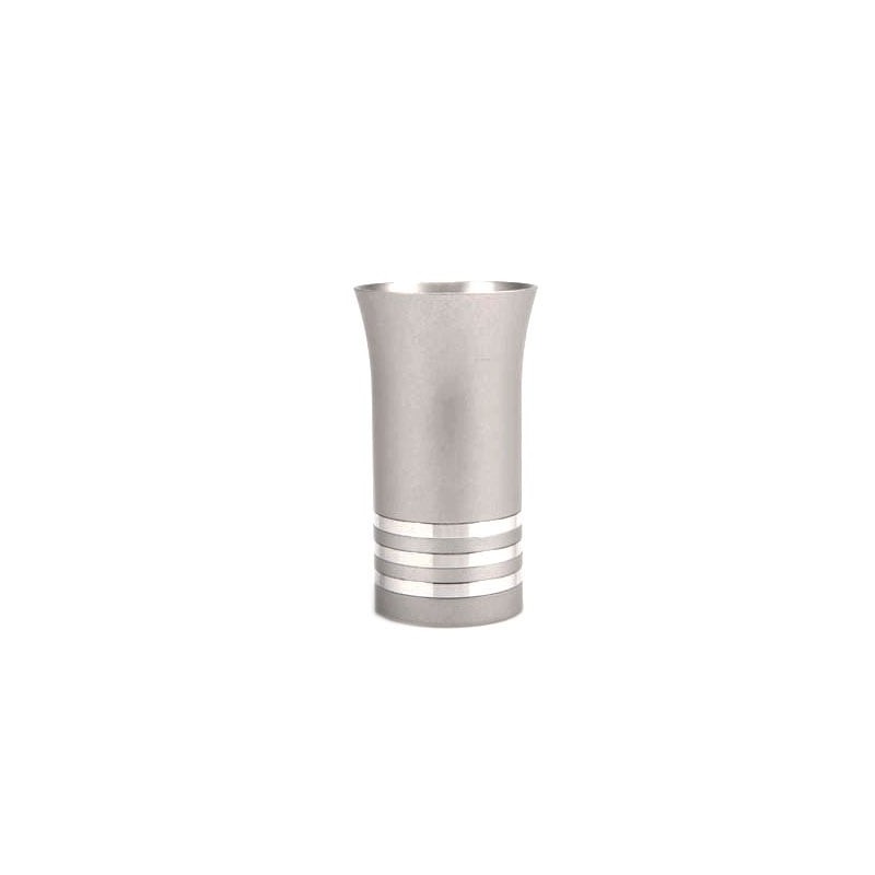 Anodized Aluminum 5 Disc Kiddush Cup - Variety of Colors. Agayof Desig