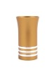 Anodized Aluminum 5 Disc Kiddush Cup - Variety of Colors. Agayof Desig