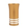 Anodized Aluminum 5 Disc Kiddush Cup - Variety of Colors. Agayof Desig