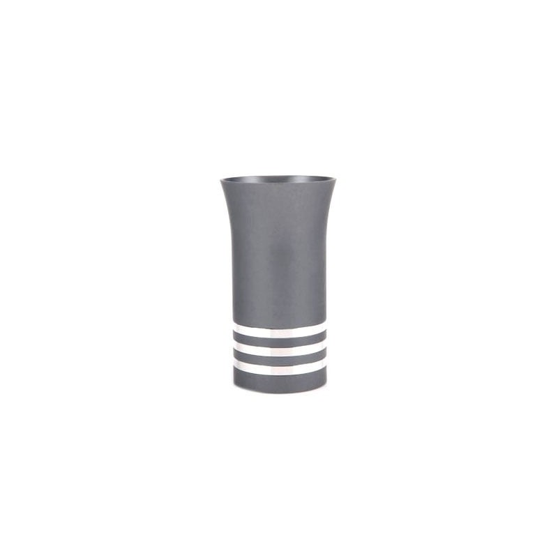 Anodized Aluminum 5 Disc Kiddush Cup - Variety of Colors. Agayof Desig