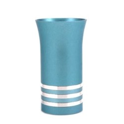 Anodized Aluminum 5 Disc Kiddush Cup - Variety of Colors. Agayof Desig